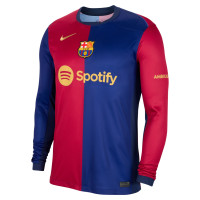 Nike FC Barcelona Thuisshirt 2024-2025 Lange Mouwen