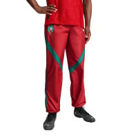 PUMA Marokko Pre-Match Trainingsbroek Woven 2024-2026 Rood Groen