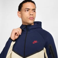 Nike Tech Fleece Sportswear Trainingspak Donkerblauw Beige Rood