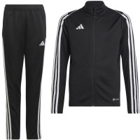 adidas Tiro 23 League Full-Zip Trainingspak Kids Zwart Wit