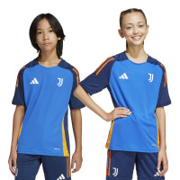 adidas Juventus Trainingsset 2024-2025 Kids Blauw Oranje Wit