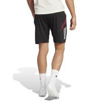 adidas Manchester United Trainingsbroekje 2024-2025 Zwart Wit Rood