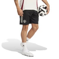 adidas Manchester United Trainingsbroekje 2024-2025 Zwart Wit Rood