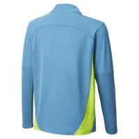 PUMA Manchester City Trainingstrui 1/4-Zip 2024-2025 Lichtblauw Geel