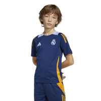 adidas Real Madrid Trainingsset 2024-2025 Kids Donkerblauw Oranje Lichtblauw