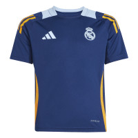 adidas Real Madrid Trainingsset 2024-2025 Kids Donkerblauw Oranje Lichtblauw