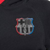 Nike FC Barcelona Hoodie 2024-2025 Kids Zwart Rood Blauw