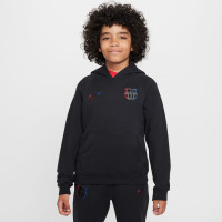 Nike Air FC Barcelona Trainingspak Hooded 2024-2025 Kids Zwart Rood Blauw