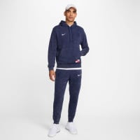 Nike Paris Saint-Germain Club Hoodie 2024-2025 Donkerblauw Wit