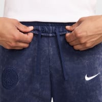 Nike Paris Saint-Germain Club Joggingbroek 2024-2025 Donkerblauw Wit