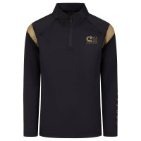 Cruyff Farrel Trainingspak 1/4-Zip Zwart Goud