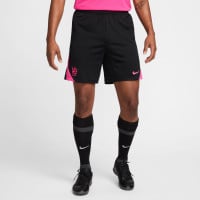 Nike Chelsea Strike Trainingsbroekje 2024-2025 Zwart Roze