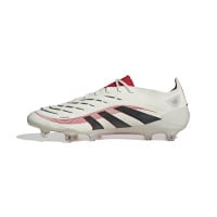 adidas Predator Elite Gras Voetbalschoenen (FG) Wit Zwart Rood