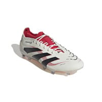 adidas Predator Elite Gras Voetbalschoenen (FG) Wit Zwart Rood