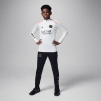 Nike Paris Saint-Germain x Jordan Strike Trainingstrui 1/4-Zip 2024-2025 Kids Gebroken Wit Roze Zwart