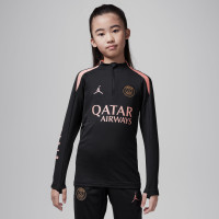 Nike Paris Saint-Germain x Jordan Strike Trainingspak 1/4-Zip 2024-2025 Kids Zwart Roze Brons