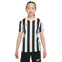 Nike Striped Division IV Voetbalshirt Kids Wit Zwart