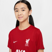 Nike Liverpool Academy Pro Trainingsshirt 2024-2025 Kids Rood Wit