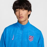 Nike Atletico Madrid Anthem Trainingsjack Full-Zip 2024-2025 Blauw Roze