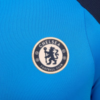 Nike Chelsea Strike Trainingstrui 1/4-Zip 2024-2025 Blauw Donkerblauw