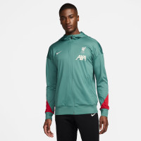 Nike Liverpool Strike Trainingspak Full-Zip Hooded 2024-2025 Groen Zwart Rood