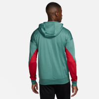 Nike Liverpool Strike Trainingspak Full-Zip Hooded 2024-2025 Groen Zwart Rood