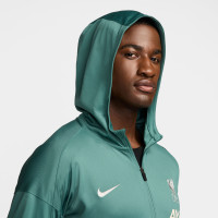 Nike Liverpool Strike Trainingspak Full-Zip Hooded 2024-2025 Groen Zwart Rood