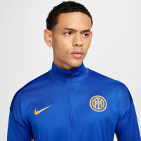 Nike Inter Milan Strike Trainingspak Full-Zip 2024-2025 Blauw Donkerblauw Goud