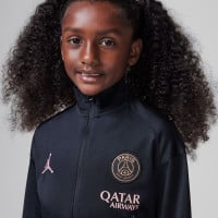 Nike Paris Saint-Germain x Jordan Strike Trainingspak Full-Zip 2024-2025 Kids Zwart Roze