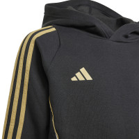 adidas Messi Hoodie Trainingspak Kids Zwart Goud Wit