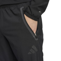 adidas Vis Tech Competition Hooded Trainingspak Full-Zip Zwart Donkergrijs