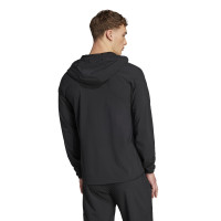 adidas Vis Tech Competition Hooded Trainingspak Full-Zip Zwart Donkergrijs