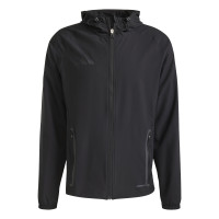 adidas Vis Tech Competition Hooded Trainingspak Full-Zip Zwart Donkergrijs