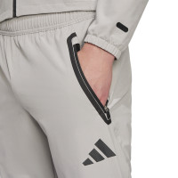 adidas Vis Tech Competition Hooded Trainingspak Full-Zip Grijs Zwart