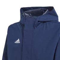 adidas Entrada 22 Allweather Jack Kids Blauw