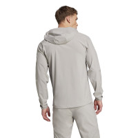 adidas Vis Tech Competition Hooded Trainingspak Full-Zip Grijs Zwart