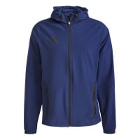 adidas Tiro 25 Vis Tech Competition Hooded Trainingsjack Donkerblauw Zwart