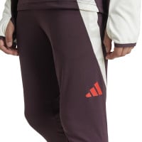 adidas Bayern München Trainingsbroek 2024-2025 Kids Bordeauxrood Wit Rood