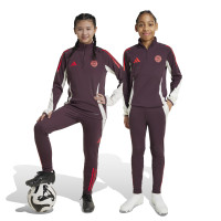 adidas Bayern München Trainingsbroek 2024-2025 Kids Bordeauxrood Wit Rood