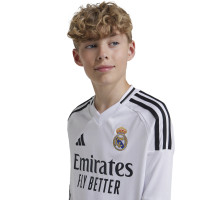 adidas Real Madrid Thuisshirt Lange Mouwen 2024-2025 Kids