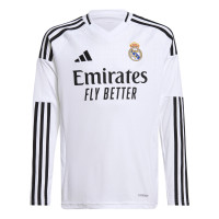 adidas Real Madrid Thuisshirt Lange Mouwen 2024-2025 Kids