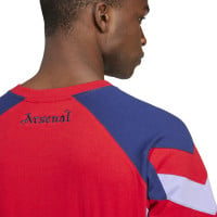 adidas Arsenal Originals T-Shirt 2024-2025 Donkerblauw Rood Paars