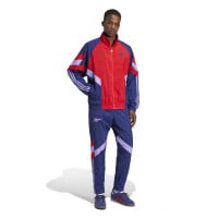 adidas Arsenal Originals Trainingsjack 2024-2025 Rood Donkerblauw Lichtpaars