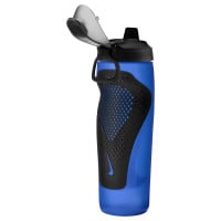 Nike Refuel Locking Bidon 709ML Blauw Zwart Zilver