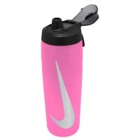 Nike Refuel Locking Bidon 709ML Roze Zwart Zilver