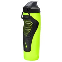 Nike Refuel Locking Bidon 709ML Neongeel Zwart