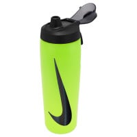 Nike Refuel Locking Bidon 709ML Neongeel Zwart