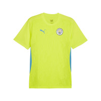 PUMA Manchester City Trainingsshirt 2024-2025 Geel Lichtblauw