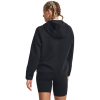 Under Armour Unstoppable Fleece Vest Dames Zwart Donkergrijs