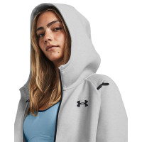 Under Armour Unstoppable Fleece Joggingpak Full-Zip Hooded Dames Grijs Zwart